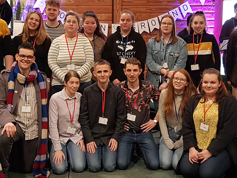 Group photo of people attending the 2022 Youth Assembly