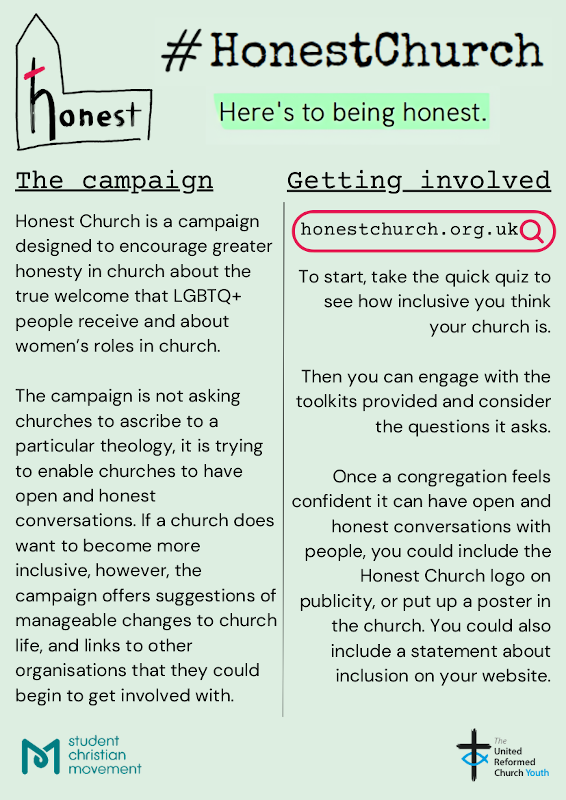 #HonestChurch student christian movement